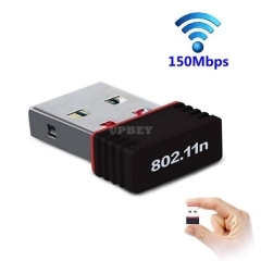 Mini USB Wireless Adapter 802.11N Wifi 150Mbps USB 2.0 Receiver Network Dongle MT7601 Card For Desktop Laptop Support MAC Windows