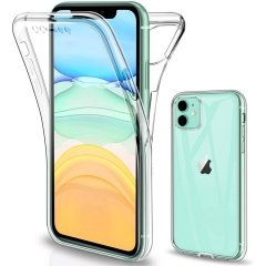 Cover Case TPU for iPhone Protect Clear Front + Back for Apple 12 / 11 / 11 Pro / 11 Pro Max / SE 2020 / X-XS / XS Max / XR / 7-8 / 7-8 Plus / 6-6S / 