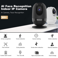VStarcam AF81 IP Wireless Camera AI Face Recognition Motion Smoke Alarm Humanoid Crying Baby Detection Wifi Indoor Cloud Night Vision Security CCTV